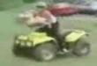 Funny videos : Blonde on an atv