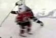 Funny videos : Hockey player trips