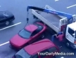 Funny videos: Crazy car lift