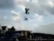 Funny videos : Crazy jump accident