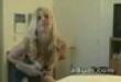 Funny videos : Blonde camgirl talks dirty