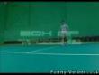 Funny videos : Badminton trickshots