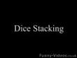 Funny videos: Dice stacking