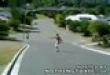 Funny videos : Shirtless skateboarder wipes out