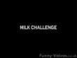 Funny videos : Milk challenge