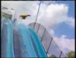 Funny videos : Stunts on water slides