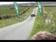 Huge rally car jump