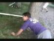 Funny videos: High jumping prank