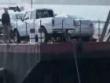 Truck comes off ferry