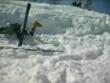 Ski jump goes wrong