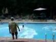 Funny videos : Massive pool jump