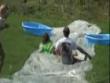 Funny videos : Taken out by slip and slide