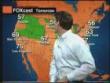 Weatherman falls over