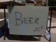 Kid selling beer