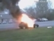 Golf gti in flames