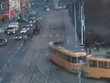 Tram derails in prague