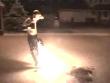 Stupid videos: Stupid kid gets caught on fire