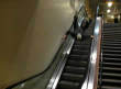 Extreme escalator dive mishap