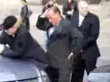 Prime minister silvio berlusconi's friendly greeting