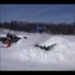 Extreme car sledding