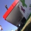 Gas station roof jump