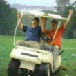 Crazy golf cart