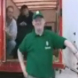 Lions in truck gag