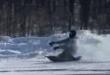 Funny videos : Car sledding