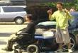 Pranks : Wheelchair jump start