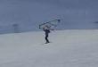 Kite skiing