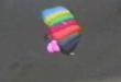 Funny videos : Close call base jumping