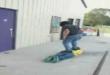 Funny videos : New form of skateboarding..