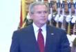 Bush trying to escape!