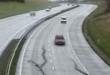 Earthquake on the highway