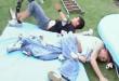 Extreme videos: Backyard wrestling 8ft up!