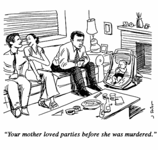 Funny pictures : Your mother loved parties before she was murdered.