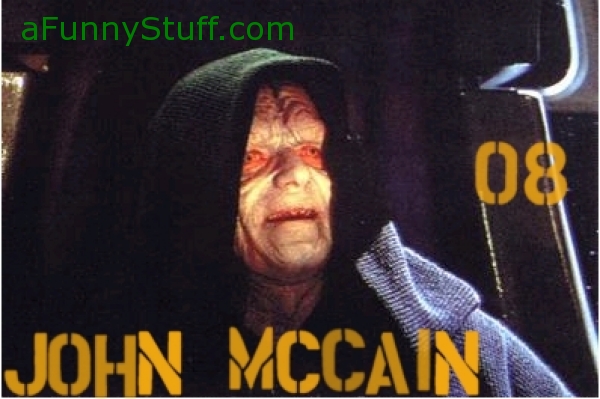 Funny pictures : John Mccain is the Emperor