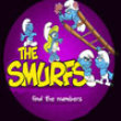 Photo puzzles : The Smurfs Find the Numbers