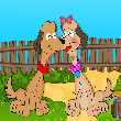 Free games: Dog kissing