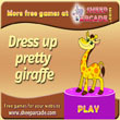 Dress up pretty giraffe