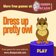 Free games: Dress up pretty owl