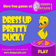 Free games: Dress up pretty ducky