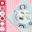 Cartoons : Hello Kitty Dinner Plate