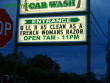 Car Wash billboard!